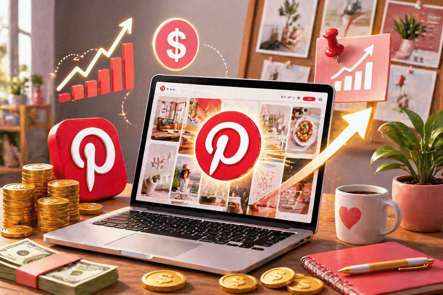 Gagner de l'argent avec Pinterest en 2026 — guide complet débutant