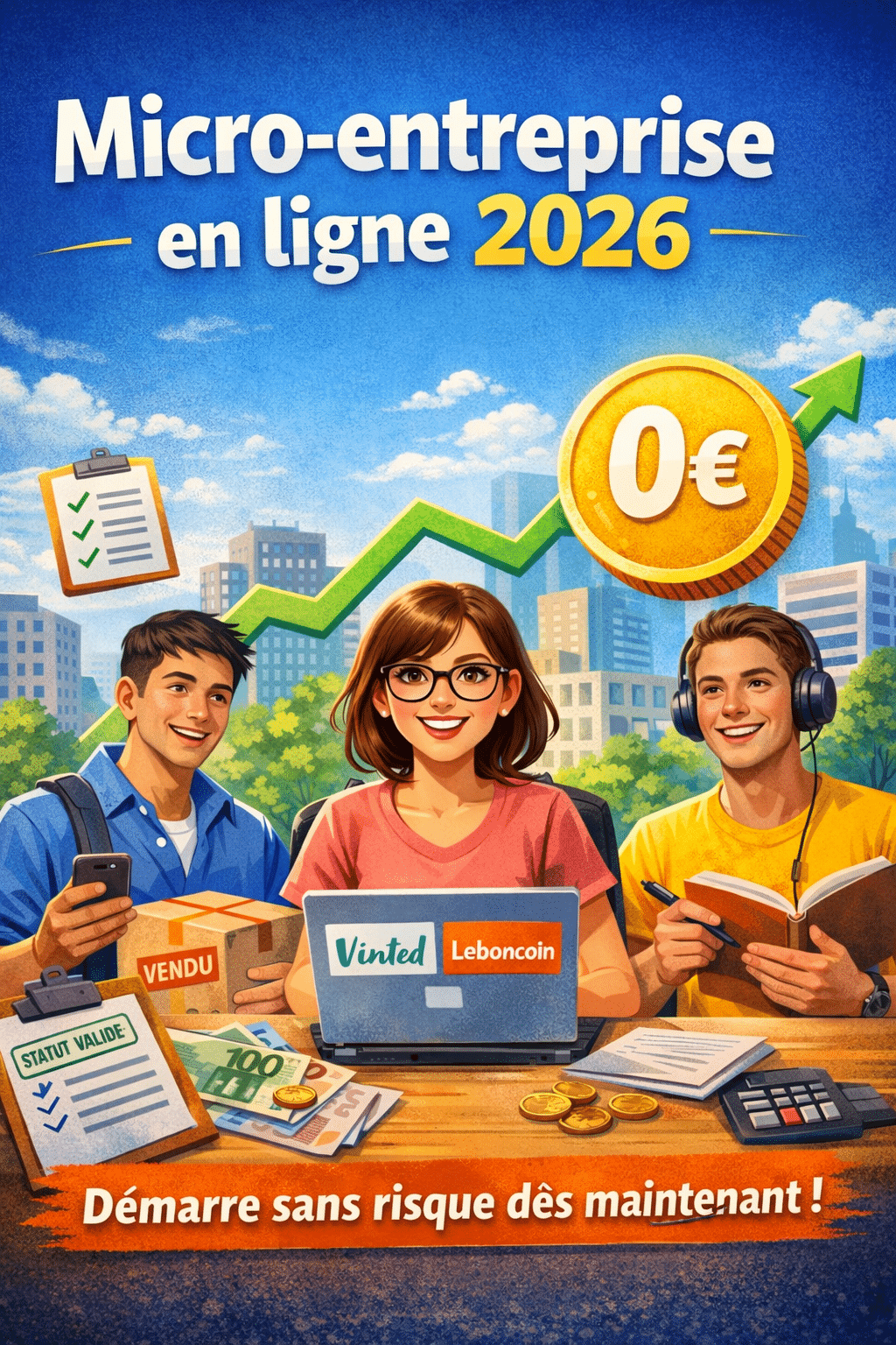 Créer une micro-entreprise en ligne en 2026 : guide complet pour débutants
